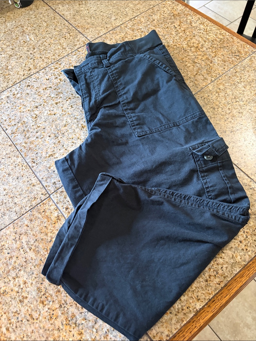 Lee Men's Dark Navy Cargo Pants - Utility Pockets